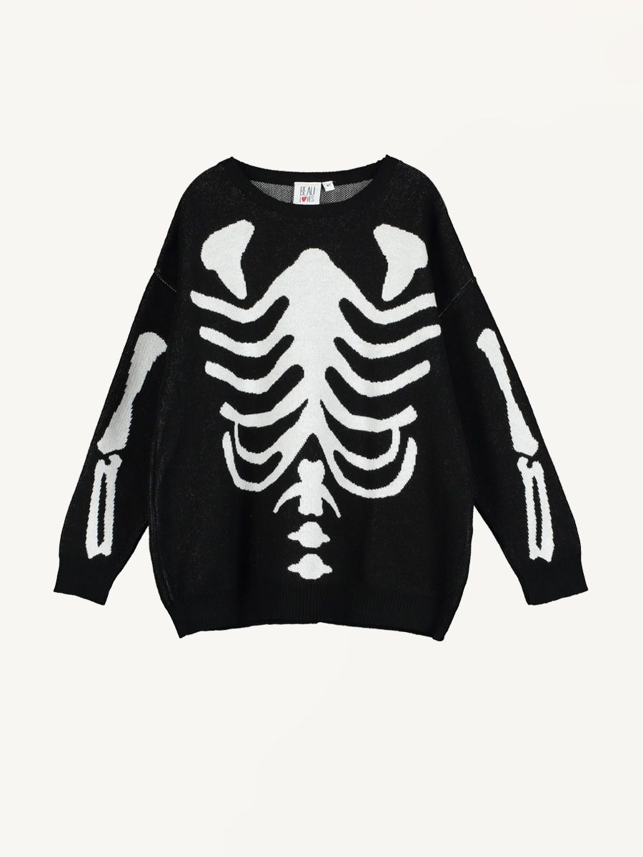 skeleton sweater